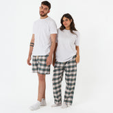 Beige Green Pyjama Short Set